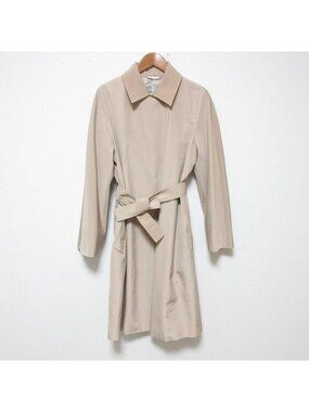 Max Mara with Belt Wrap Coat Spring Beige
